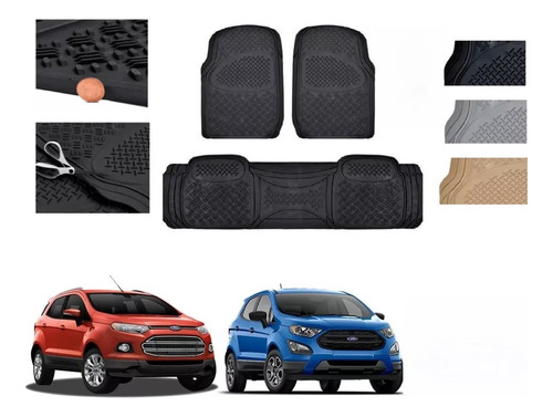 Tapetes Uso Rudo Ford Ecosport 2018 A 2020 Class Cover Orig