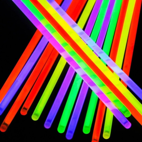 Imagem 1 de 3 de Pulseira Neon Alto Brilho Fluorescente - Com 100 Unidades 