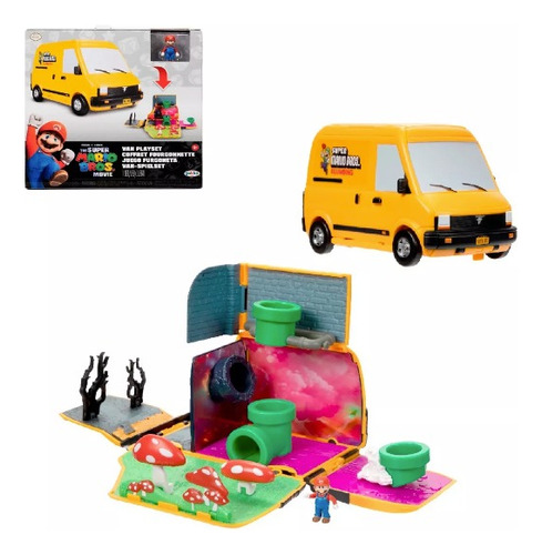 Figura Super Mario Movie Mini World Van Playset
