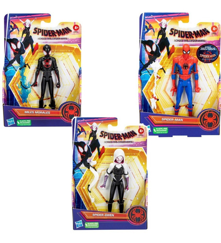 Pack Spiderman Miles Morales Y Ghost Spider Gwen Spiderverse