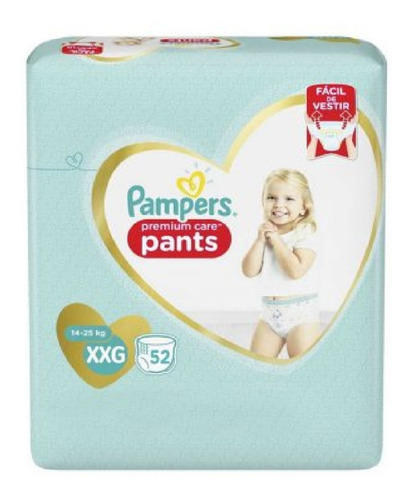 Pampers Pants Premium Care Pack Mensual Xxg X52u