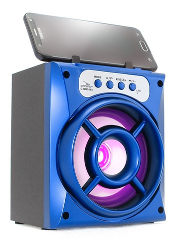 Imagem 2 de 6 de Caixa Caixinha Som Portátil Bluetooth Mp3 Pen Drive Portatil