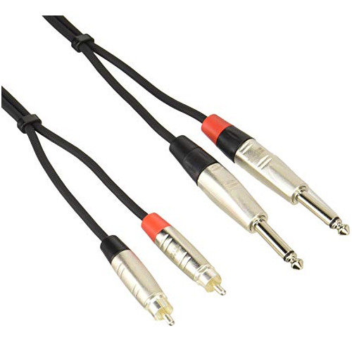 Hpr 020 2 Pro Dual Cable 1 4 Inch Ts Rca Pie