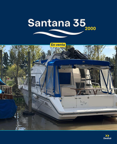 Crucero Santana 35 Md 2000 2  Mercruiser 180