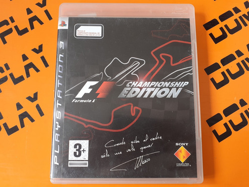 Formula 1 Championship Edition Ps3 Físico Envíos Dom Play