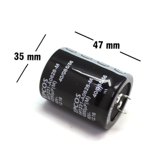 Capacitor Electrolitico 8200uf 80v Genuino Epcos