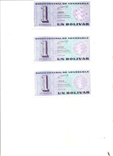 Billetes De 1 Y 2 Bolivares