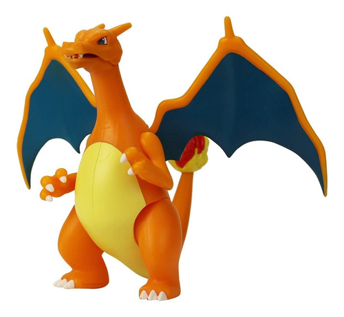 Pokémon Charizard Battle Feature Figura Articulada La Plata