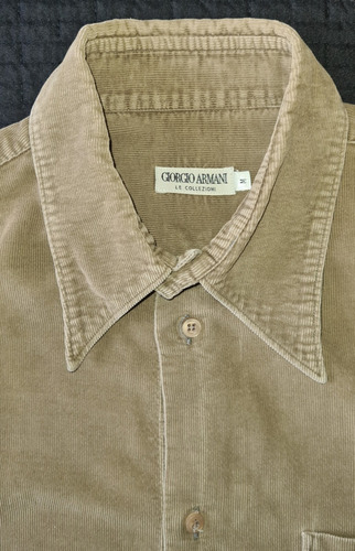 Camisa De Hombre Marca  Giorgio Armani, Manga Larga, Talla M