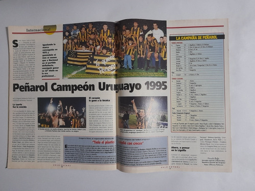 Solo Futbol 544 Colon 1 Velez 2, Peñarol Campeon Uruguayo 95 (Usado)