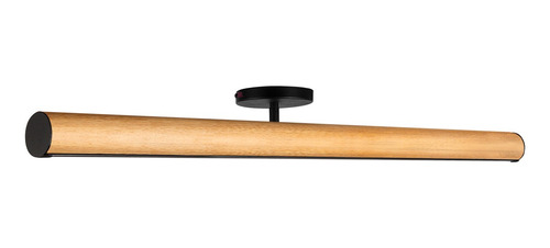 Plafon Aplique Led Integrado Alta Potencia Diseño Buena Luz Estructura Negro Luz Fría