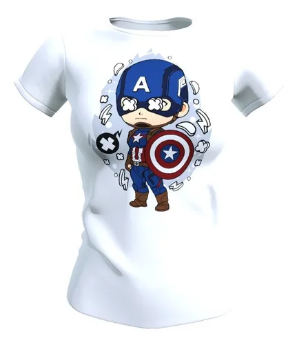 Polera capitan online america mujer