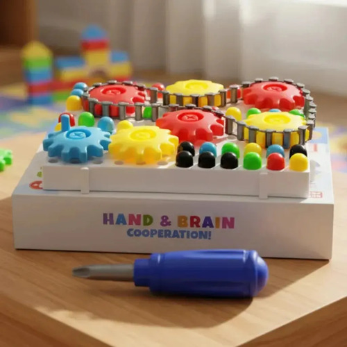 Bloco Montar Infantil Educativo Puzzle Magic Plate 98 Peças