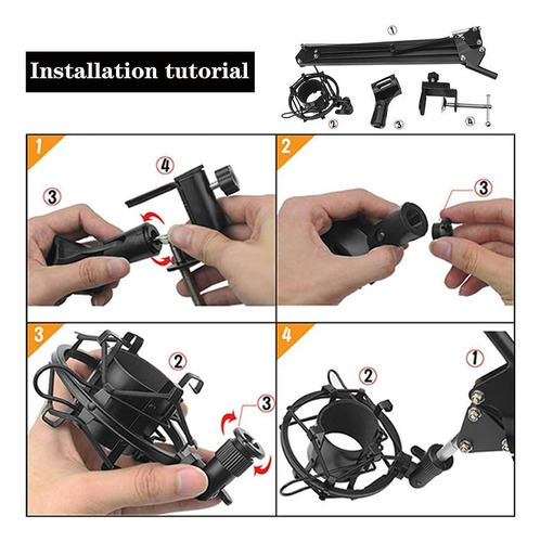 Kit De Micrófono De Estudio De Condensador Para Streaming