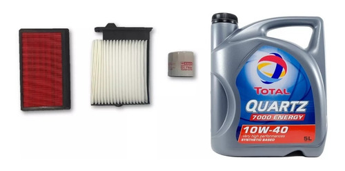 Kit Filtros + Aceite Total X4 L Quartz Nissan Sentra 1.8