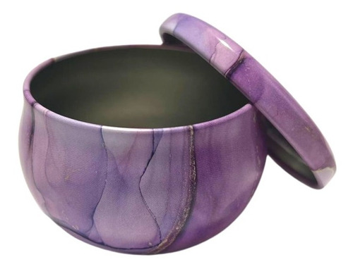 Latas Decoracion Marmol P/ Crear Velas Aromáticas Set 8 Pzs
