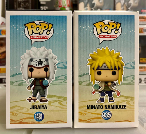 Funko Minato Chase Y Jiraiya Glow Set De Dos Piezas (Usado)