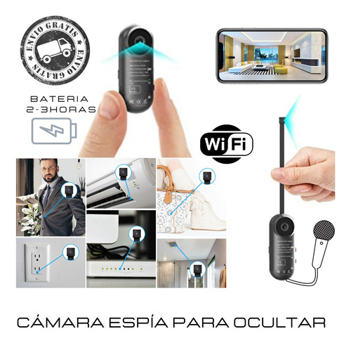 Camara Espia Ocultar Con Audio Android Wifi App Nocturna 2k