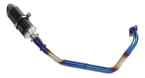 Tubo De Escape De Motocicleta Con Cabezal De Sistema Complet
