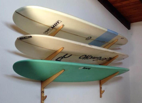 Rack Soporte Pared 3 Tablones Surf Paddle Homewave