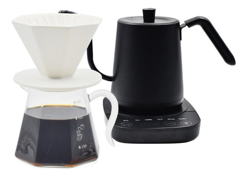 Cafetera V60 Completo Y Hervidor Cuello De Cisne C° Regulabl