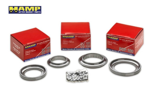 Kit Cubetas De Direccion Hamp Cg 150 Titan - Power Bikes