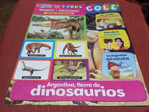 Suplemento Revista Genios Libro Para El Cole Los Dinosaurios (Usado)