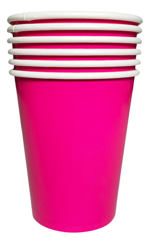 Vasos Polipapel Fucsia X 6u - Lollipop