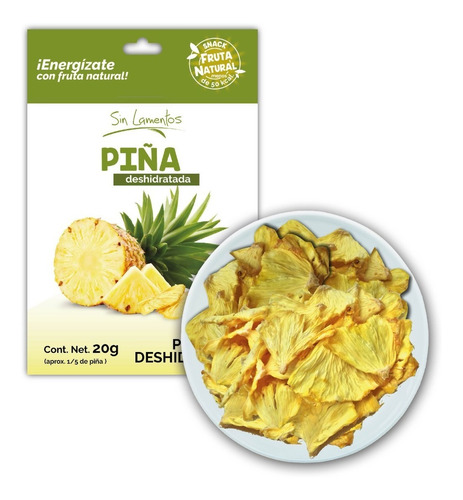 Imagen 1 de 5 de Piña Deshidratada (caja 12 Piezas)