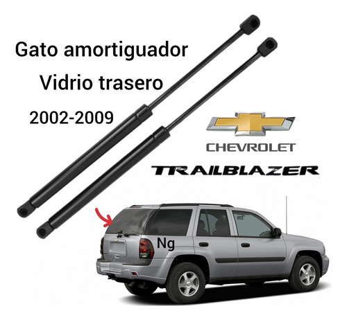 Gato Amortiguador Vidrio Trasero Chevrolet Trailblazer 