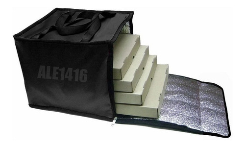 Bolso Termico Delivery 6 Cajas Moto Bici Aluminizado