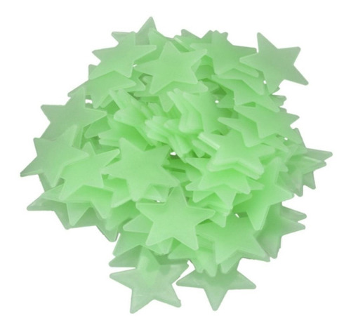 Estrellas Fluorescentes Pack X 50 Brillan Oscuridad Brillo