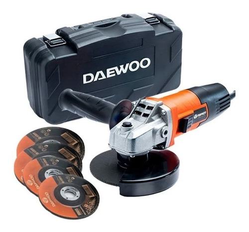 Amoladora Angular Daewoo Daag Daag115-75b De 50 hz Naranja