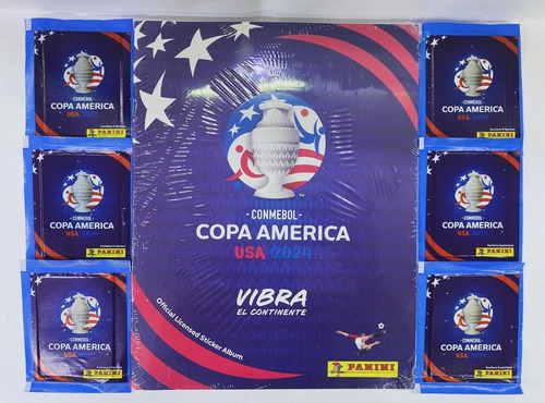 Album Copa America Usa 2024 Panini Original 2024 + 6 Sobres