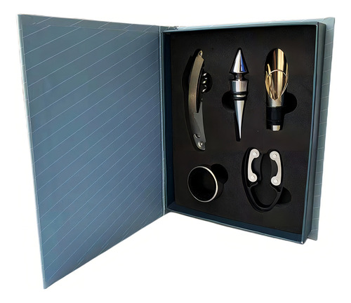 Conjunto De Acessórios Para Vinho Gadnic De 5 Peças Com Estojo