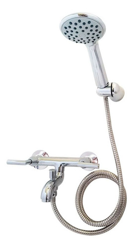 Griferia Ducha Aqualaf 9040 Aukan Lever Exterior Con Transf