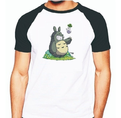 Imagen 1 de 7 de Anime Totoro - Remera - Ranglan / Modal
