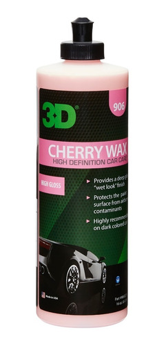 3d Cherry Wax Cera Efecto Mojado 1/2 Lts