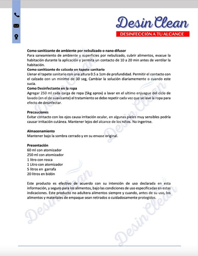 Desinfectante Limpiador Multisuperficies Paq2 No Tóxico Bio