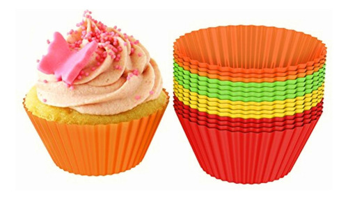 Chef Buddy 82-kit1021 Silicone Baking Cups/cupcake Liners,