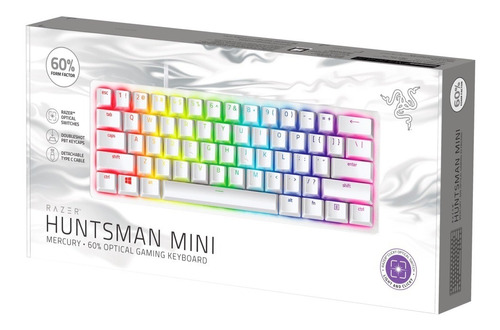 Teclado Gamer Razer Huntsman Mini Ingles Blanco - Razer