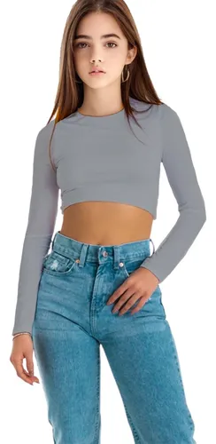 Crop Top Sin Manga