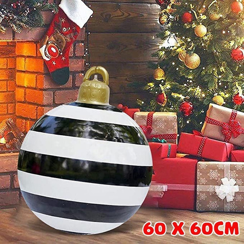 . Decoração De Natal De Bola Inflável Pvc Gigante De 60
