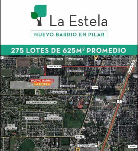 Oportunidad| Eidico| Lotes En Barrio La Estela, Pilar