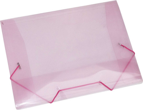 Pasta Aba Elastica Plástica Mini Rosa 1020 Acp