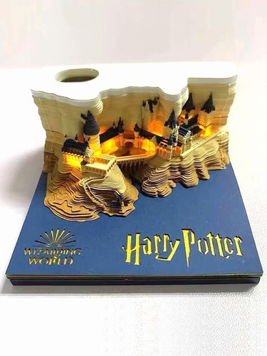 Harry Potter 3d Memo Hogwarts Castle - Etiquetas Para Tallar