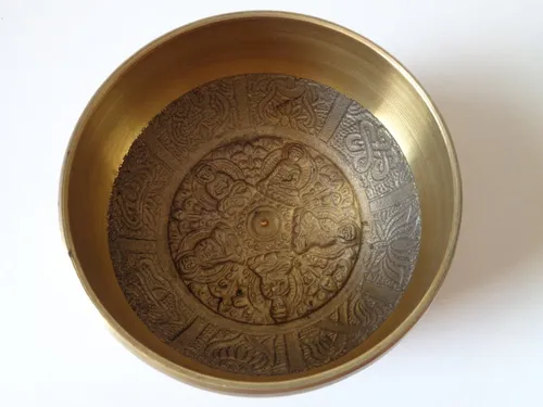 Sino Tibetano Orin Bowl Cumbuca Tigela Metal Dourado P Sino Tibetano Orin Bowl Cumbuca Tigela Metal Dourado P