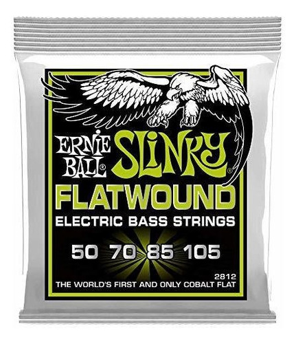 Cuerdas De Bajo Ernie Ball Flatwound, 50-105 (p02812)