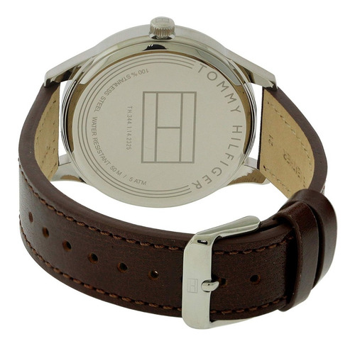 Relogio Tommy Hilfiger Masculino Couro Executivo -1791418 Nf
