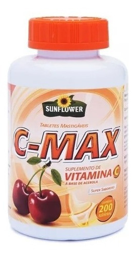 Vitamina C Max 200 Tabletas Masticables